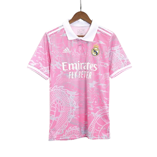 Real Madrid Chinese Dragon Pink/White Kit