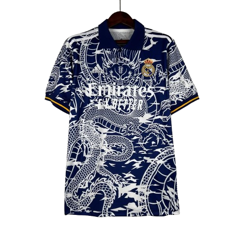 Real Madrid Chinese Dragon Blue/White Kit