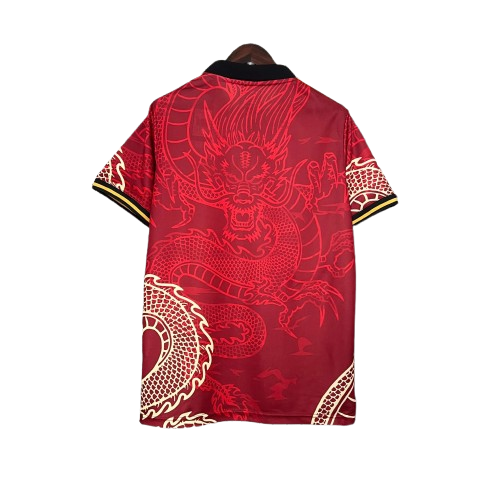 Real Madrid Chinese Dragon Red Kit